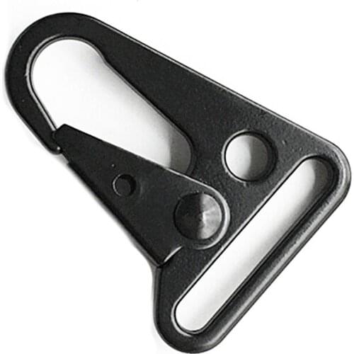 10pcs/lot Tactical Outdoor Metal Hook Buckle Olecranon Keychain Clasp Spring Webbing Gun Strap Sling Belt Snap EDC Gear