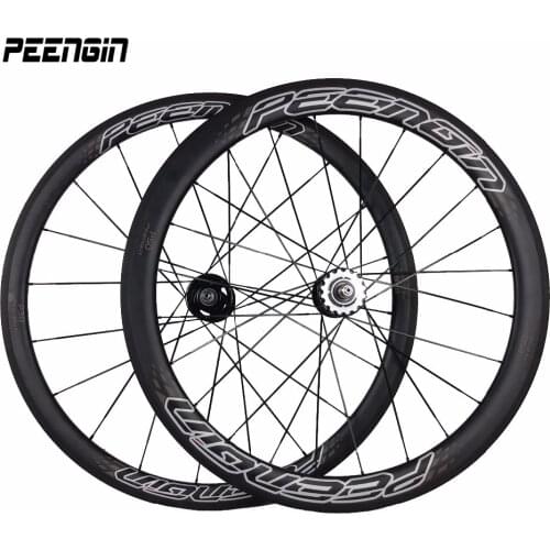 Fixie bicycle wheels 700C 38mm Front 50mm Rear mixed Clincher Carbon Fixed Gear bike parts Wheelsets V brake systems fietswielen