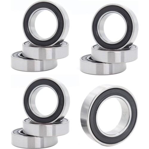 10Pcs 17287-2RS 17287RS Ball Bearing 17X28X7mm Bike Wheels Bottom Bracket Repair Bearing