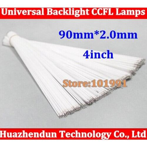 10pcs Free shipping Supper Light CCFL 90 mm * 2.0mm 4'' LCD Backlight Lamp tube 90mm 4inch