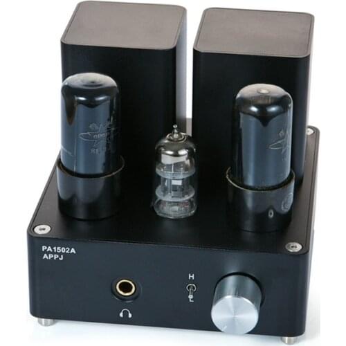 12W+12W tube amp 12AX7 6P6P vacuum tube headphone power amplifier, class A pure bile amp,Frequency Response: 30-30Khz(+-1db)
