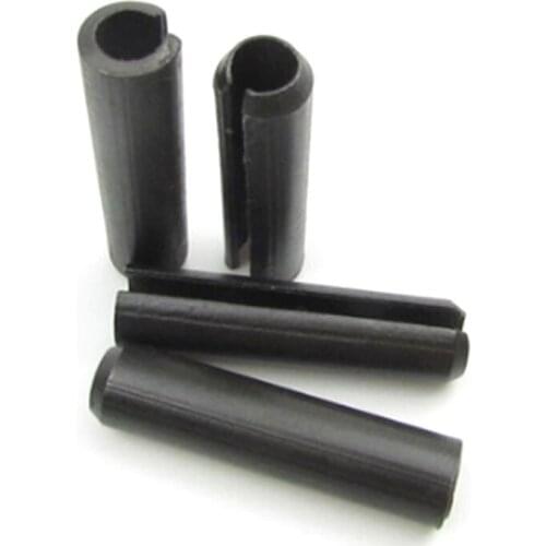 50pcs M4 carbon steel GB879 cylindrical opening elastic locating pin 8mm~25mm length