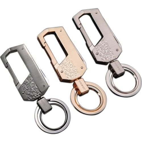 Key Chain Rings With Bottle Opener Tools Nail File Hanging Keyfob Keychain Keyring Buckle Gift