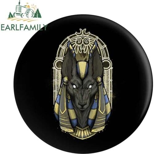 EARLFAMILY 13cm x 13cm for Anubis Funny Car Stickers Suitable For Any Flat And Smooth Clean Surface Car Styling Vinyl Decal