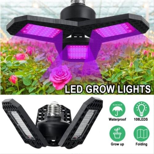 LED Phyto Lamp E27 100W 200W 300W Full Spectrum LED Grow Light Horticole Indoor Seedlings Flower Grow Tent Box Lamp for Plants