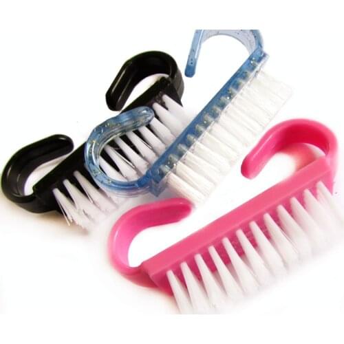 10 Pieces Nail Cleaning Clean Brush Hot sales Tool File Manicure Pedicure Soft Remove Dust Small Angle Clear Tools Sets 4 Colors