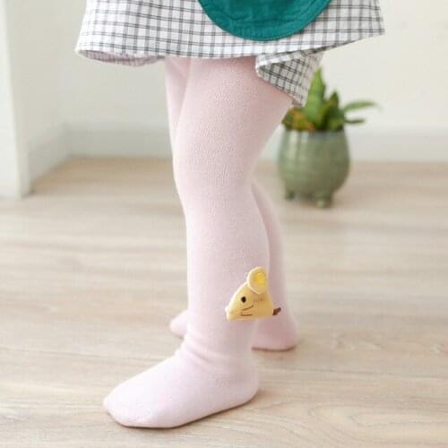 Infant baby Girl Tights Spring Autumn kids cute Dolls Soft Cotton Knitted Pantyhose Baby Stockings Toddler Tights Leg Warmers