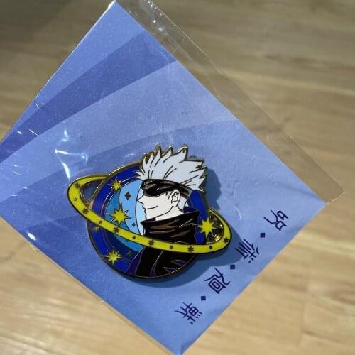 Cosmile Anime Jujutsu Kaisen Gojo Satoru metal badge brooch pin collection limited cosplay christmas gift