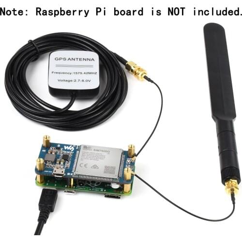 Global Band 3G 4G LTE GNSS GPS Breakout Module USB HUB Board HAT Starter Kit for RPI Raspberry Pi Zero W WH 3 Model B 3B Plus 4