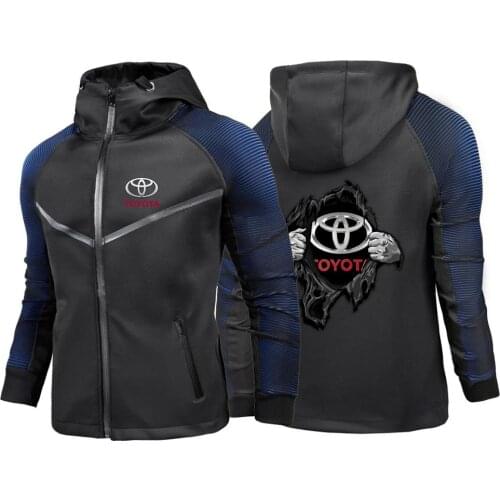 2020 New Mens Toyota Car Logo Designer Motorcycle Full Set of anti-fall Protective Coat Jackets Riding Protective Suit Hoodies