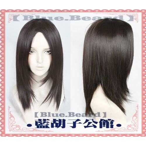 Attack on Titan Eren Jaeger Cosplay Wig Black Brown Long Heat Resistant Synthetic Hair Wigs + Wig Cap