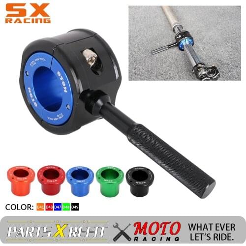 Front Shock Absorber Polished Rod Gripper Body Holding Pad Universal For YAMAHA KAWASAKI HONDA KTM Most Motorcycles