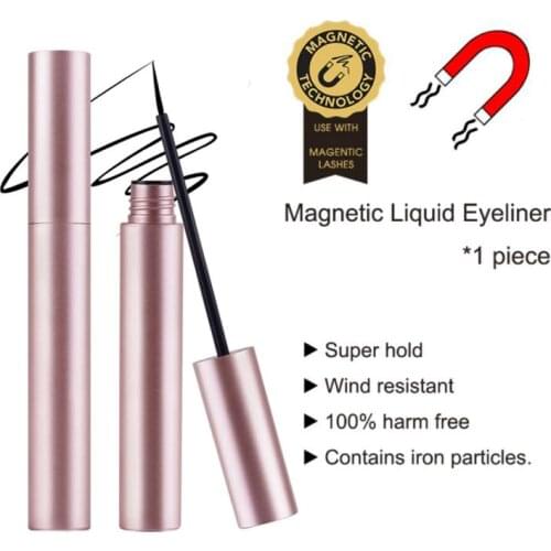Self-adhesive Magnetic Liquid Eyeliner Smooth Quick Dry Liquid Eyeliner Pencil Glue-free Waterproof Eye Liner Pen Cosmetics TSLM
