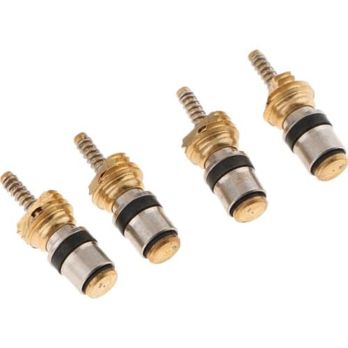 4 Pieces AC Tire High Pressure Valve Stem Cores for Volvo Citroen