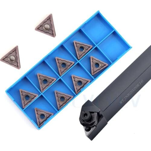 WTJNR1616 WTJNR2020 WTJNR2525M16 WTJNL External Turning Tool Holder +10 pcsTNMG Wearable Carbide Inserts Lathe Turning Tools Set