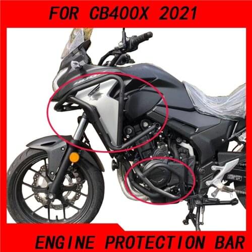 Motorcycle Engine Guard Engine Guard Crash Bar Protection For Honda CB400X CB400 X CB 400X 2021 Motorcycle Accessories