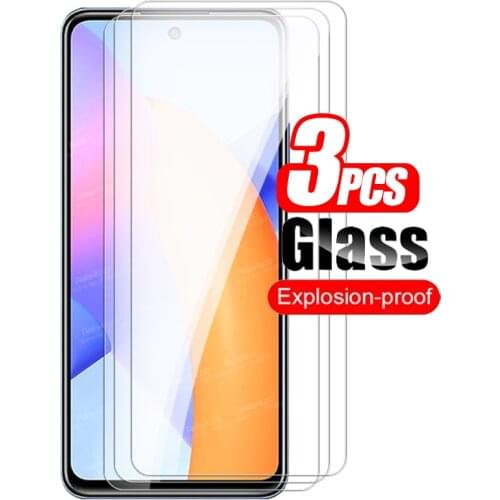 3pcs Protective Glass On Honor 10X Lite Glass Screen Protector For Huawei Honor 10X Light Honer 10 X X10 Lite Tempered Glas Film