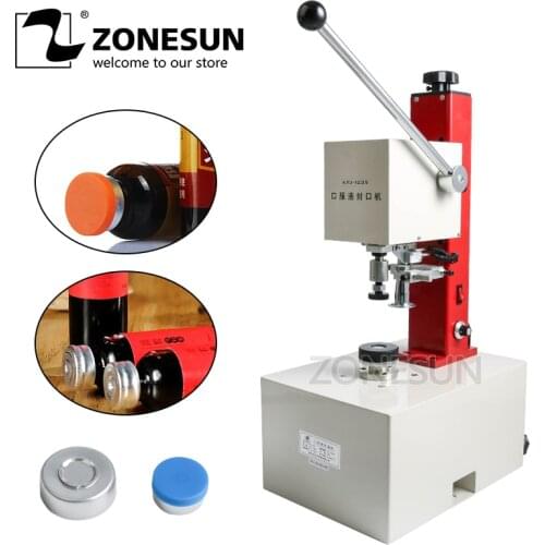 ZONESUN 10-35mm Penicillin Bottle Capper Antibiotics Bottle Crimper Perfume Oral Liquid Solution Electric Capping Machine