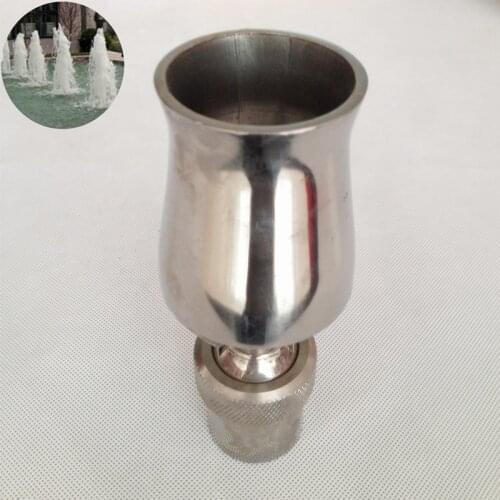 1" DN25 Ice Tower Cascade Water SS Fountain Nozzle Sray Head Pond