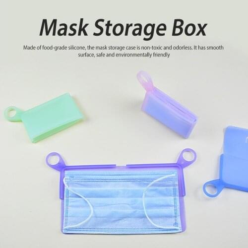 10PCS New Portable Dustproof Moisture-proof Storage Box Mask Case Storage Box Band-aid Bill Temporary Storage Folder