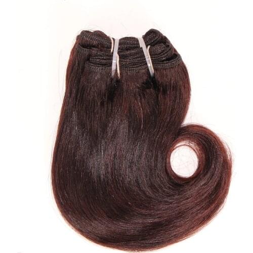 #1B/350 Ombre Brazilian Weave Hair Burgundy 8'' Short Body Wave 4 Bundles Brazilian Short Hair Weave Brazilian Hair Extensions