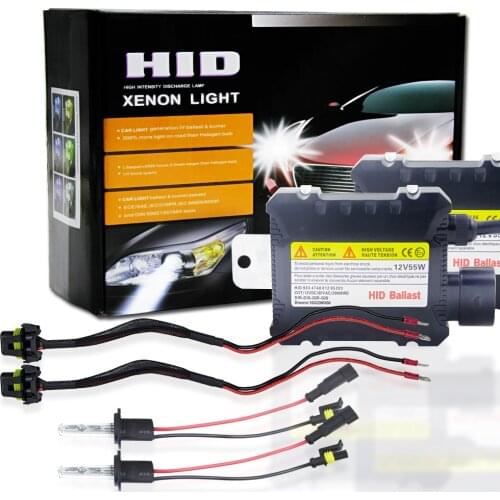 2x H7 Xenon Lamp HID Kit H4 H1 H8 H9 H11 9005 9006 H3 880 881 9004 9007 9008 H13 Car Headlight Bulb 3000K 6000K-12000K 55W