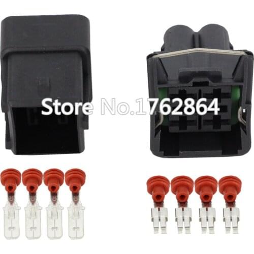 4 Pin DJ70454-6.3-11/21 Female Male Auto Connector 6.3 Series For VW With Terminals 4P