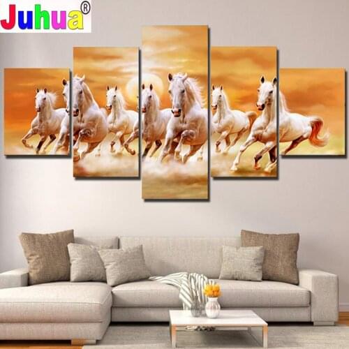 Horses 5d diamond painting full square Round,Diamond Embroidery Sale pictures mosaic diamond set,Cross stitch Animal,home Decor