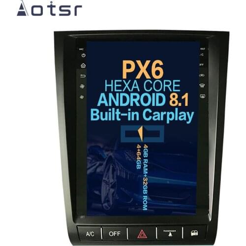 Aotsr Tesla 12.1“ Vertical screen Android 8.1 Car Radio DVD Multimedia player GPS For Lexus GS GS300 GS460 GS450 GS350 2004 2011
