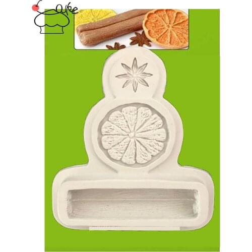Aouke Winter Spices Mould Fondant Cupcake Decorating Molds Cake Silicone Mold Sugarpaste Candy Chocolate Gumpaste Clay Mould
