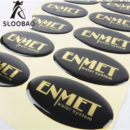 Free shipping 1000pcs Customized High Quality Round Crystal Epoxy Stickers With 3M Backside