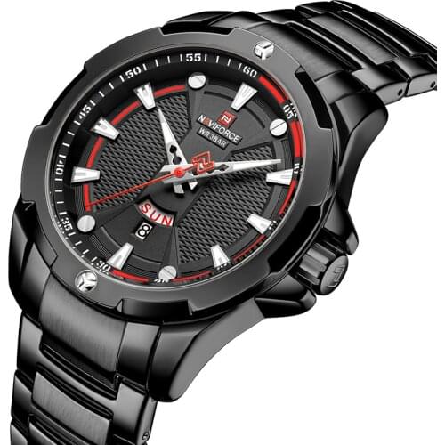 NAVIFORCE Mens Watches Top Brand Luxury Quartz Men Watch Waterproof Calander Sports Male Military Wrist Watch Relogio Masculion