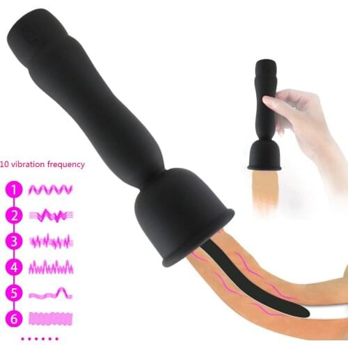 Sucktion Cup Urethra Catheter Vibrator Penis Plug Urethral Vibrator Male Masturbator Urethral Sound Dilator Sex Toy for Men
