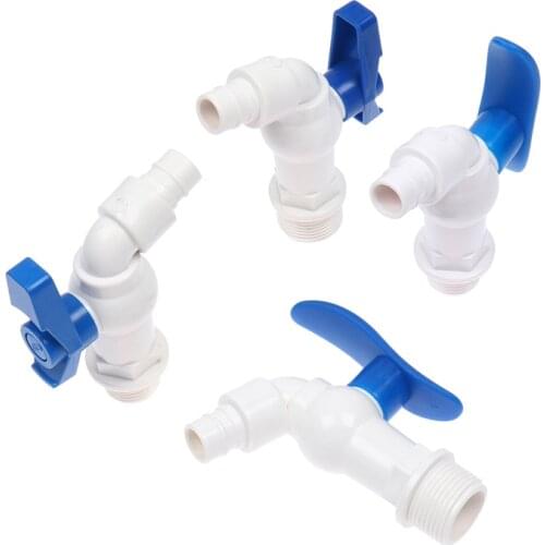 New Hot 1/2 3/4 inch Male Thread Tap Valve Connect to 16mm Soft Hose 1/2" 3/4" Faucet
