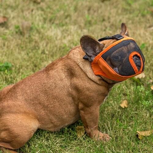 Bulldog Eye Mask Short Nose Dog Mask Dog Bite Prevention Mouthful Pet Products