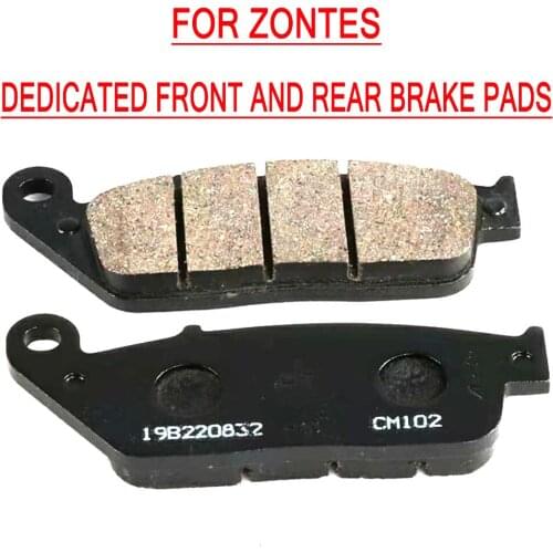 Motorcycle For ZONTES ZT310-V 310T 310-V 310-R Front and Rear Brake Pads Kits 310V1 ZT310V2 310T1 310T2 310R1 310R2 310X1 310X2