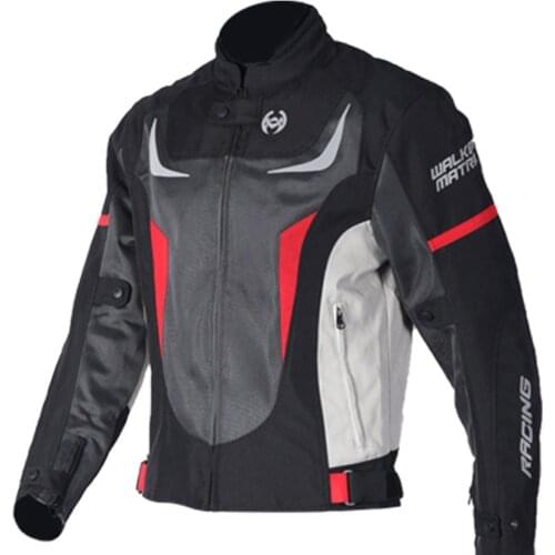 Summer Motorcycle Jacket Men Waterproof Protective Motorcycle Mesh Moto Racing Jackets Moto Riding Reflective Warning Clothing