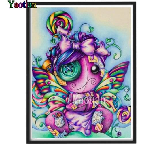 5D DIY Diamond Painting Kit Cartoon Butterfly Unicorn Full Square Round Diamond Embroidery Mosaic Cross stitch Paint Home Decor