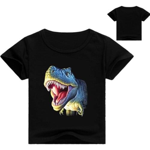 2-13Y new style Boys Clothing Cartoon animal Shirt Long and Short Sleeve Baby Tshirt girls Tees Children Tshirt Kids Fashion Top