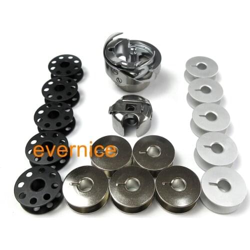 Rotary Hook+ Bobbin Case+15 Bobbins For Juki Ddl-127 227 555 5550 Yamata Fy8500