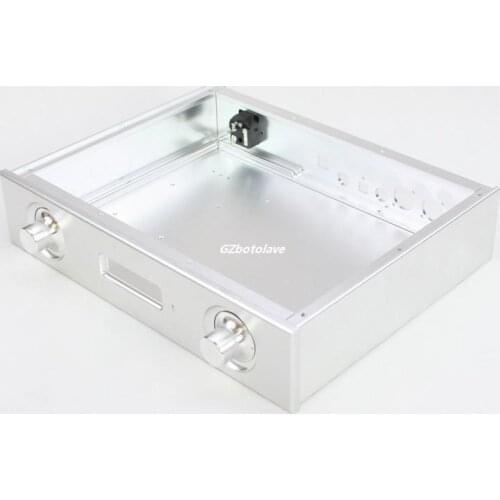 AK4497 Silver luxury Aluminum Chassis DAC Enclosure Amplifier Case Preamp Box