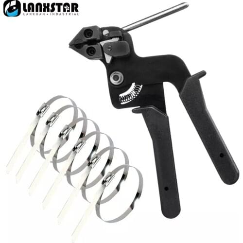 Hand Cable Tie Fastening Tool High Quality Cable Tie Tensioning Tool Multi-Purpose Locking Cable Metal Tie
