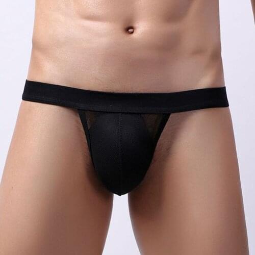Sexy Man Briefs Breathable Low-rise Comfy Bikini Ultra-Thin Bulge Pouch Ultra-thin Open Crotch Underwear High Quality Briefs