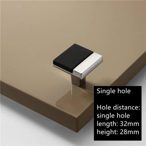 Modern Drawer Knob and Handle Fashion Cabinet Handle Zinc Alloy Wardrobe Handle Cabinet Door Handle Simple Handles AA