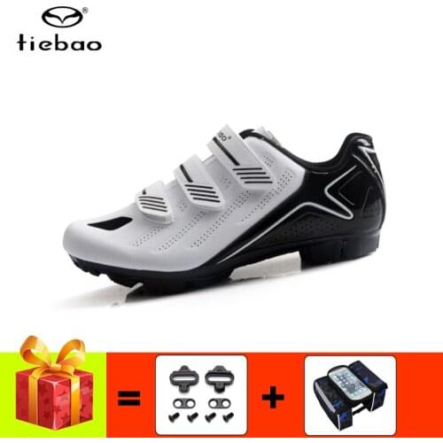 Tiebao mountain bike shoes men breathable non-slip cycling sneakers add cleats riding bicycle shoes sapatilha ciclismo mtb