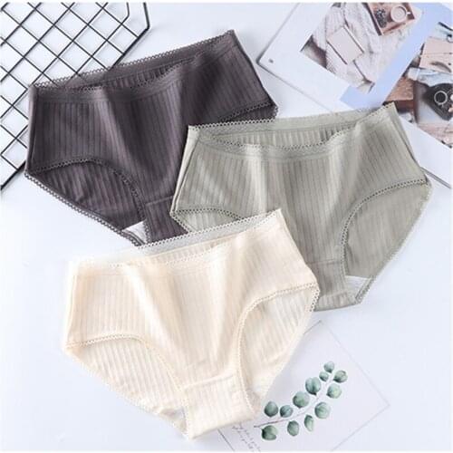 Panties cotton underwear female sexy lingerie G-string girl underpants lady casual T-back woman intimate panty thong