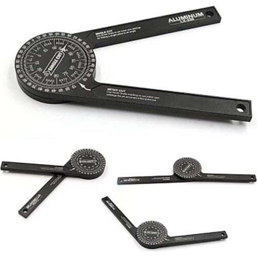 Miter Saw Protractor Angle Measuring Transfer Rule Protractor Angle Finder for Carpenters Plumbers Metalworking