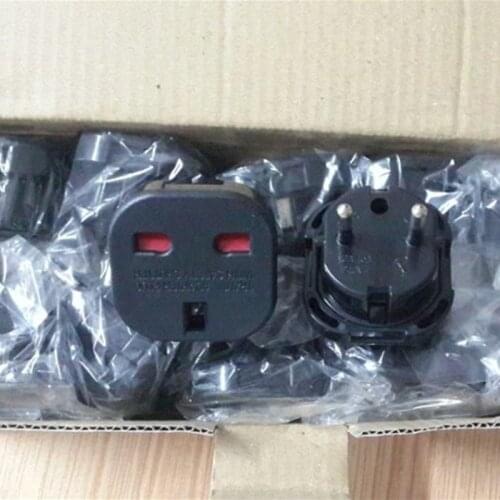 Universal Black copper abs Electrical 240V 10A 16A AC power 2 pins multifunction UK to EU adapter plug 9625 converter