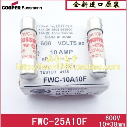US BUSSMANN Fuse FWC-25A10F fuse 25A 600V 10 times; 38mm