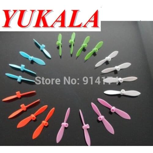 YUKALA 40pcs CX-10 cx10/Q4 H111/ JXD-395 /LS111 /U207/ v272 v282 v292 RC Quadcopter Spare Parts Blade kit